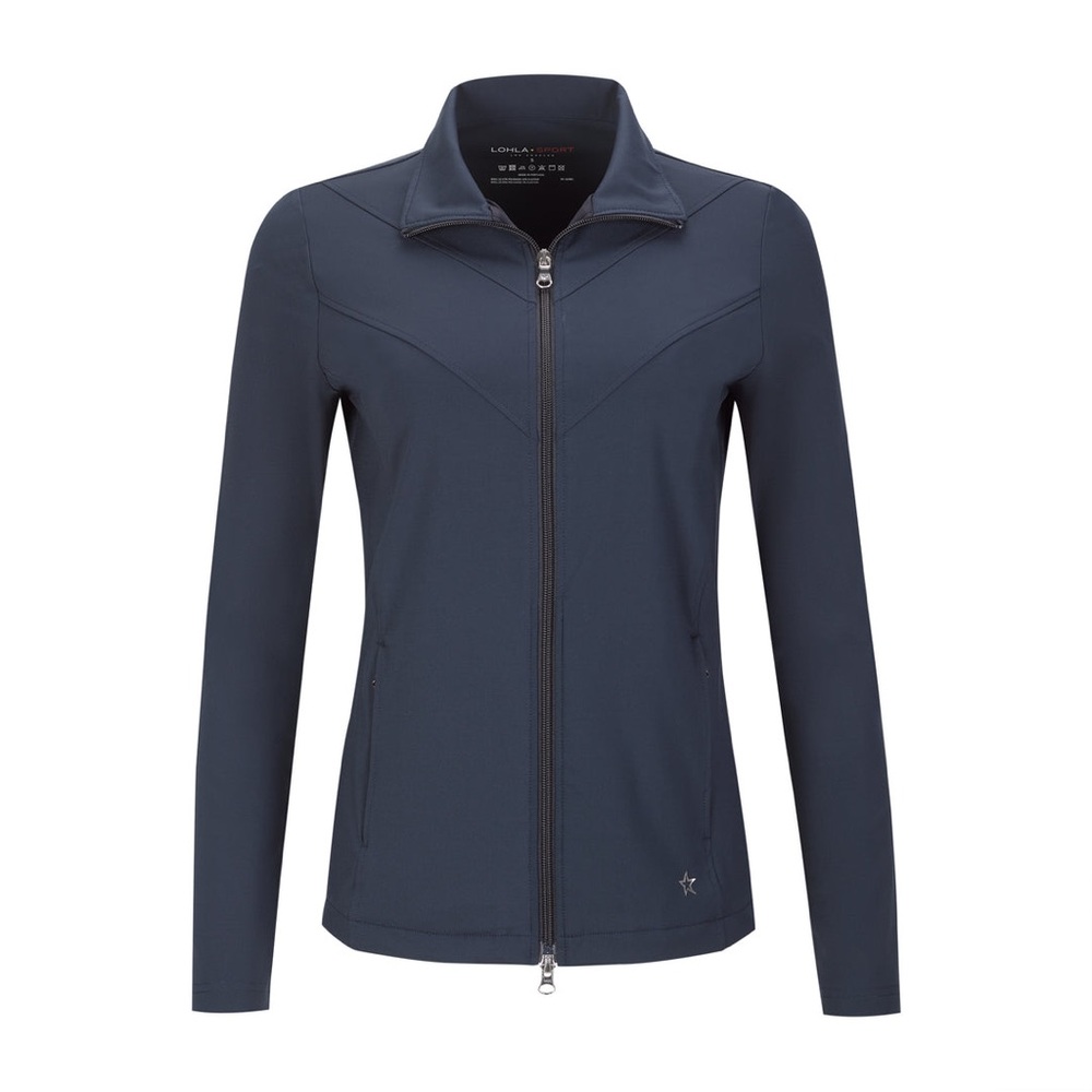 Women's Lohla Sport The Fall Jacket Navy Blue Zip Up NWT Medium Golf